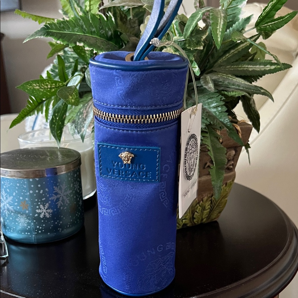 Versace Royal Blue Bottle Holder